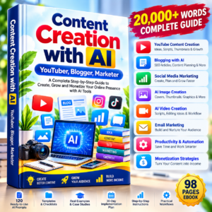 Content Creation with AI for YouTubers, Bloggers & Marketers